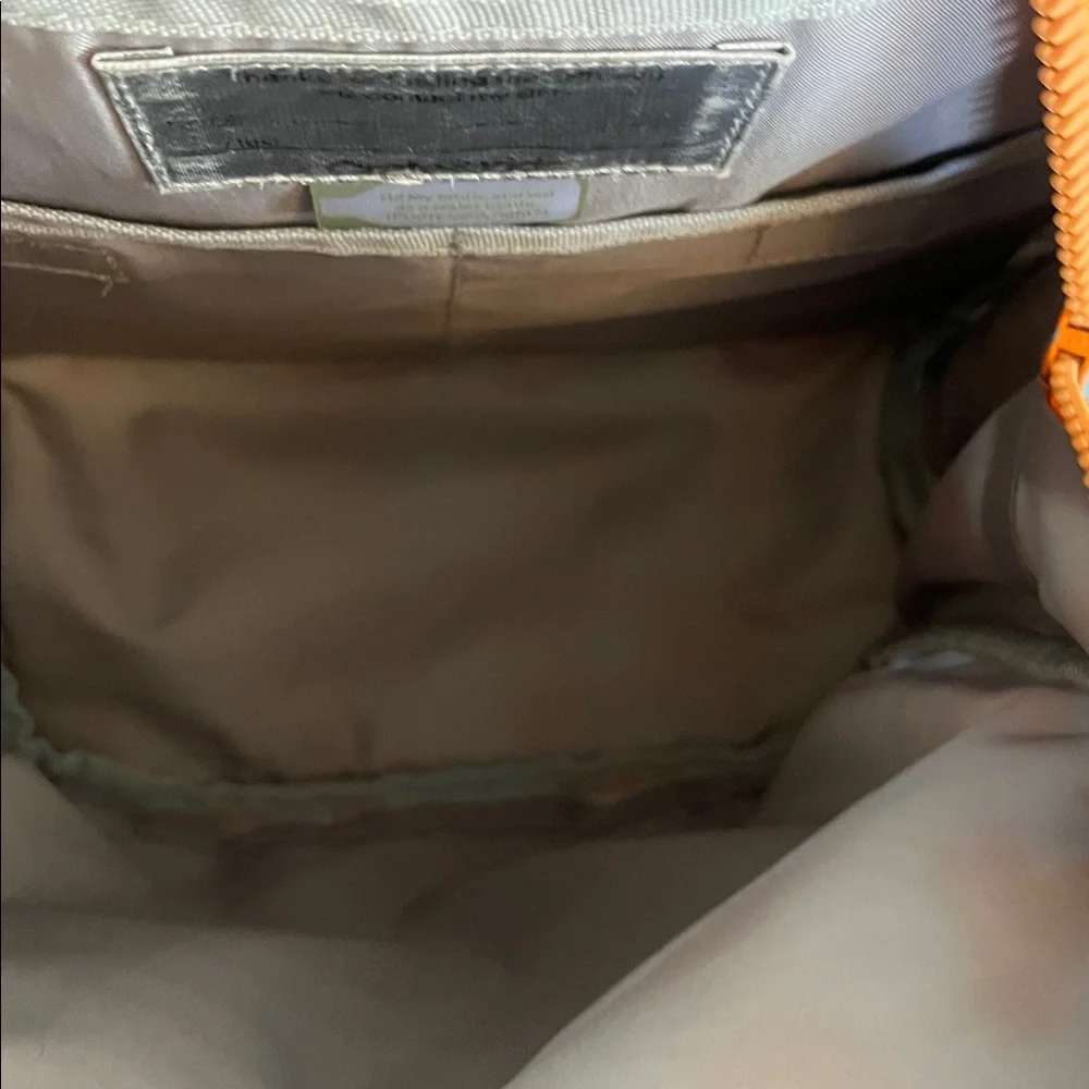 Crate & Kids Tiger Print Backpack - Turquoise and Orange - Picture 9 of 9